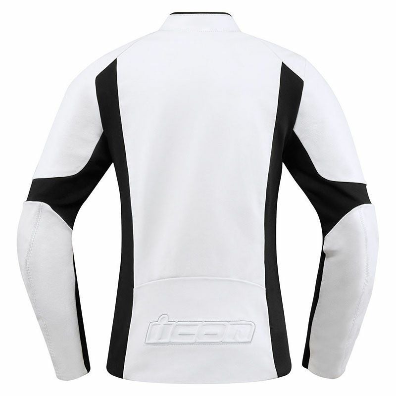 ICON レディース Overoad レザージャケット ホワイト_2