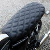 Motone(モートーン) Skinny シート 空冷モデル用 The Mamba ダイアモンドステッチ ブラック　MSM016-01