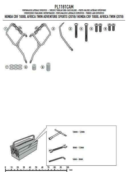 CRF1000L アフリカツイン/ADV 18-19 MONOKEY CAM-SIDE サイドケース