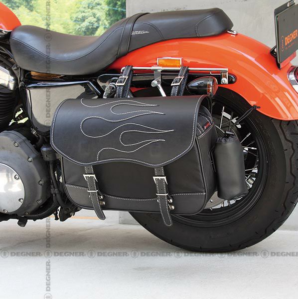 NB-96:デグナー　ナイロンサドルバッグ　ブラック　14L-02