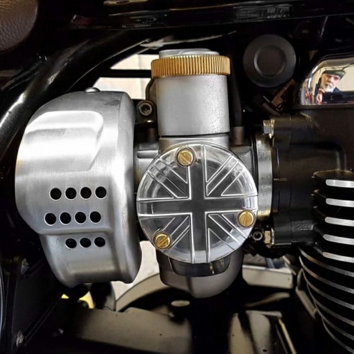 トライアンフ純正 スロットルボディーカバー | バイクカスタムパーツ