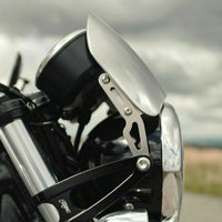 水冷/空冷T100 T120 スラクストン スクランブラー1200  アルミスクリーン "MICROBLADE" ポリッシュ ショートタイプ Motone_1