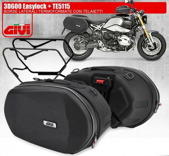 ジビ(GIVI) サイドバッグ EASYLOCK 25L+25L 3D600 | バイクカスタム 