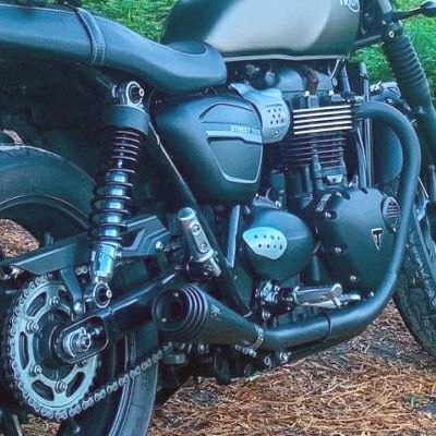 モートーンサターン5 TRIUMPHスピードツイン900用スリップオンマフラー Motone サターン5 スリップオンマフラー ブラシ仕上げ トライアンフ