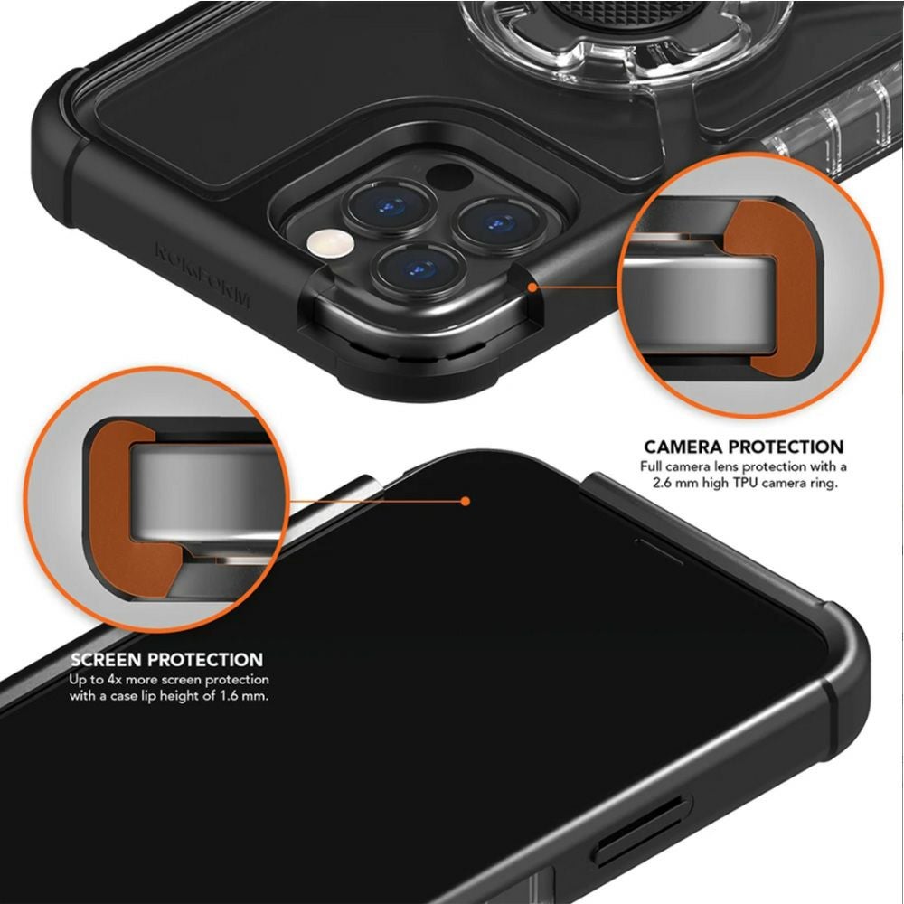 ロックフォーム iPhone12/12 Pro クリスタルケース クリア スマホ