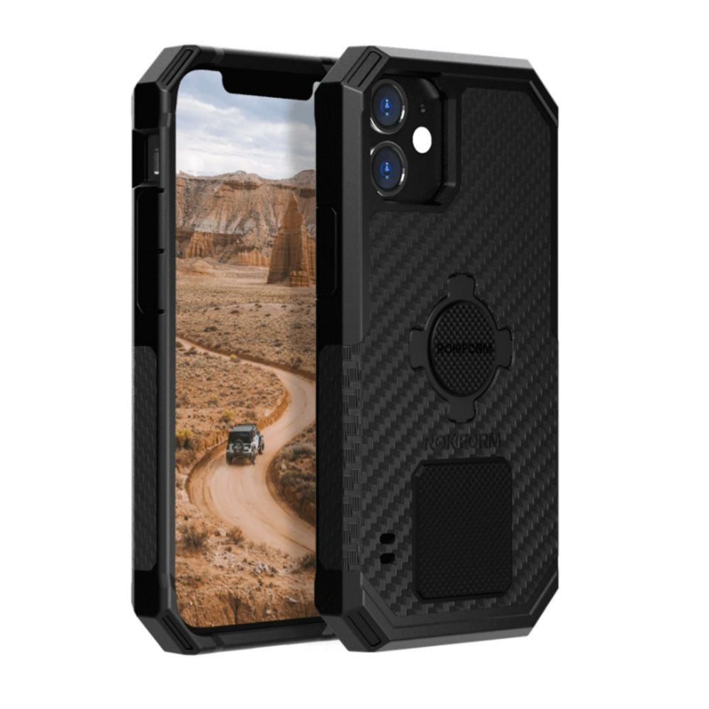 ロックフォーム Ruggedケース ブラック iPhone 8/7/6/6s スマホ