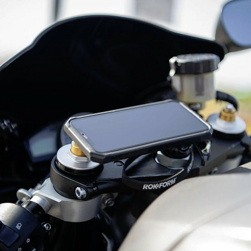 セール】ROKFORM バイク スマホホルダー ステムマウント | バイク