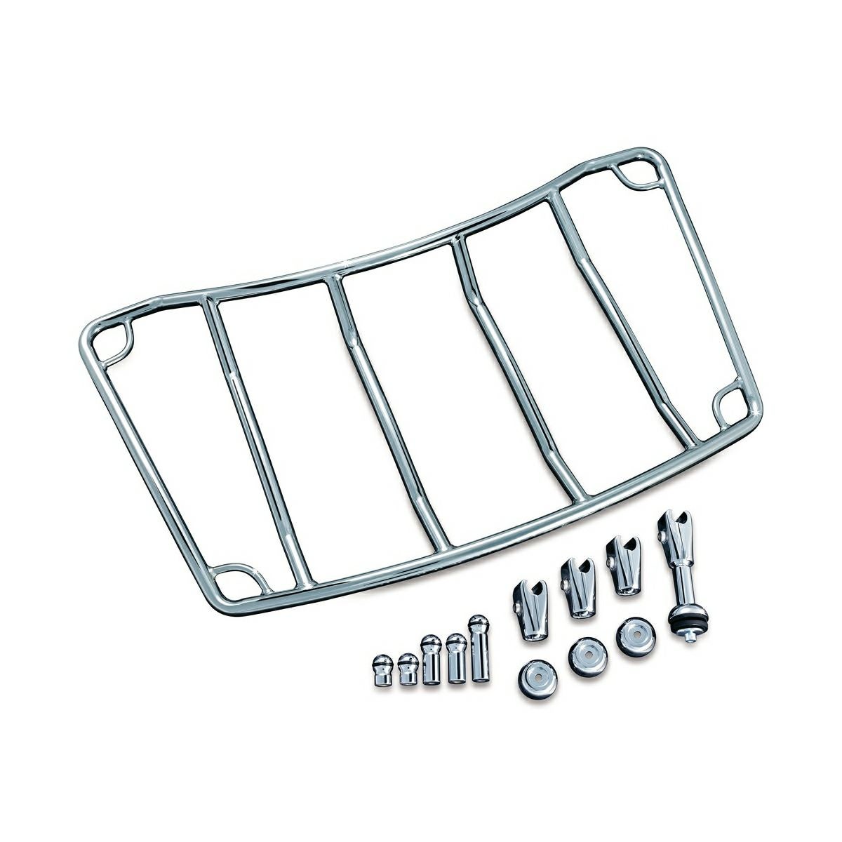 Kuryakyn アジャスタブル・トランクラゲッジラック クローム-09