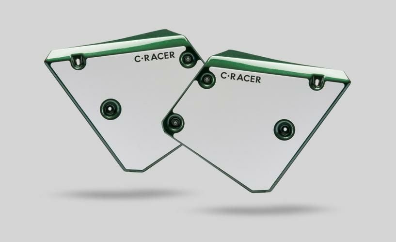 C-RACER フロントサイドカバー ゼッケンプレート XSR700 16--03