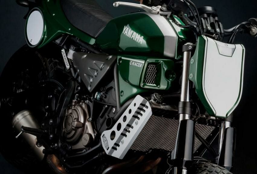 C-RACER フロントマスク ゼッケンプレート XSR700 16- | バイク