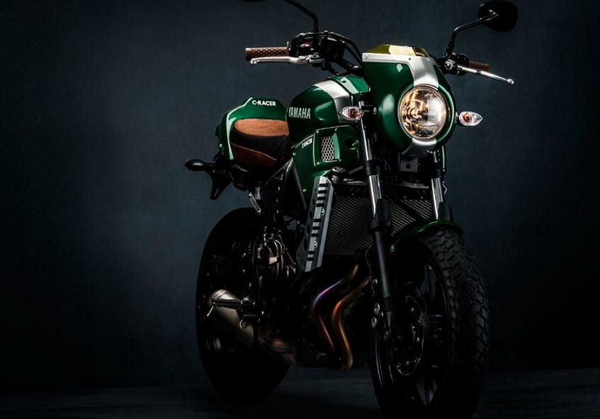 C-RACER カウル スクリーン ヘッドライトマスク XSR700 16--03