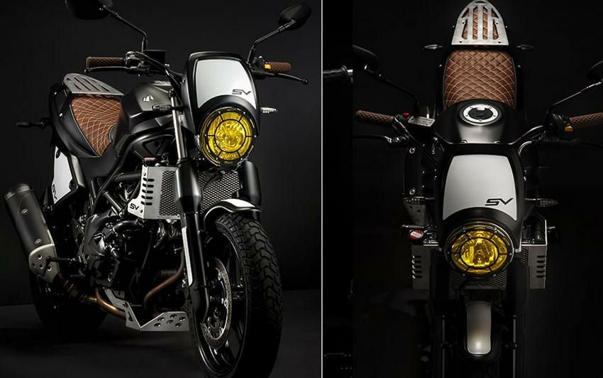 C-RACER ヘッドライト グリル ガード 3色スクリーン付属 SV650 16