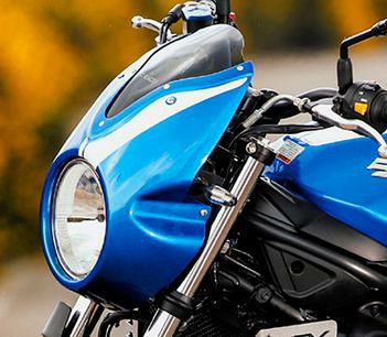 C-RACER ヘッドライトマスク スクリーン SV650 16- | バイクカスタム