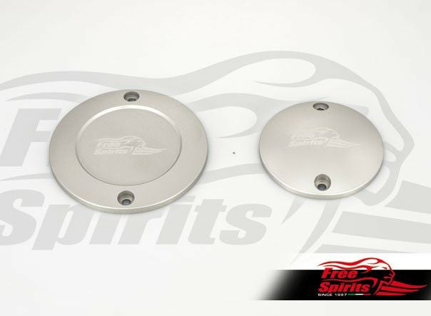 Free Spirits クラッチカバー ポイントカバー シルバー 2点セット
