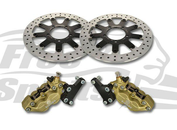 Brembo ブレーキキャリパー ディスクローター セット　非売品 Free Spirits Brembo フロントキャリパー ディスクローター 310mm