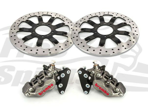 Brembo フロントキャリパー(チタン) ディスクローター アップグレード