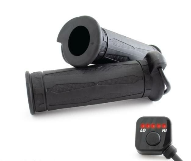 KOSO コ-ソ- ラバー ヒートグリップ ５段階温度調整 ブラック １インチ ハンドル用_2