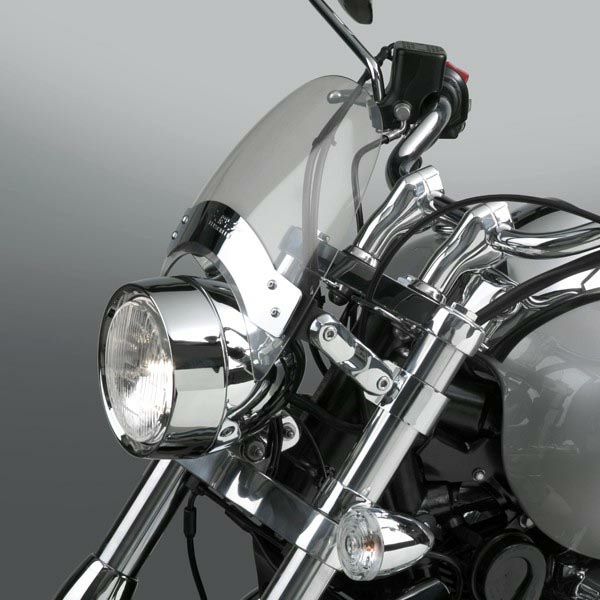 National Cycle Flyscreen ウィンドシールド ストレートブラケット  ライトスモーク-04