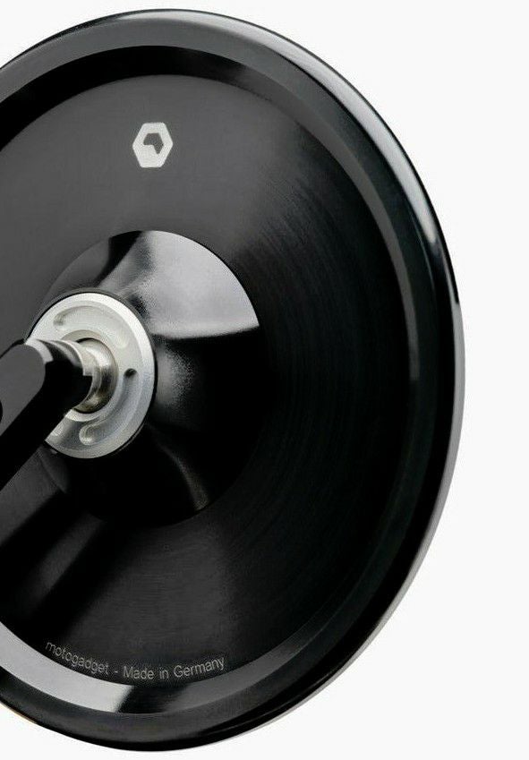 Motogadget MOビュー・グラスレスミラー クラシック ブラック 150mm