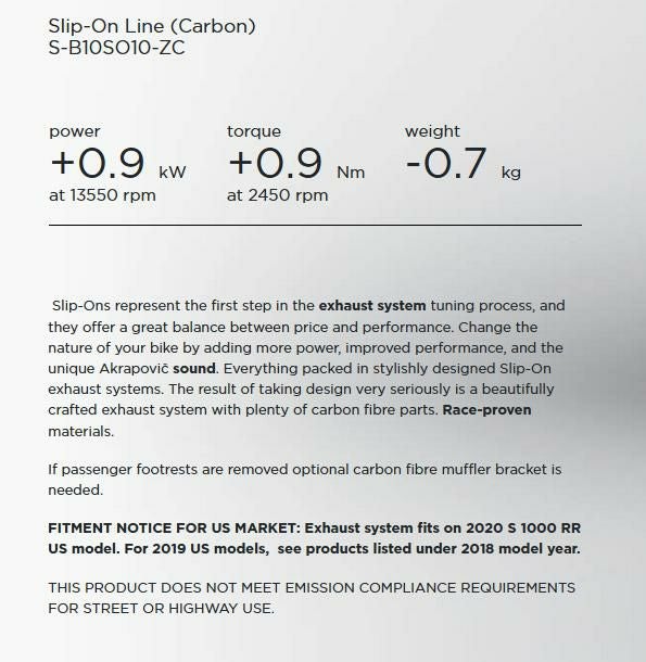Akrapovic (アクラポヴィッチ) スリップオン マフラー S1000RR 19-21-06