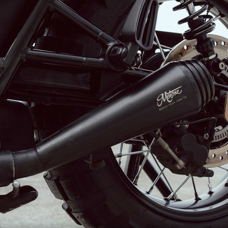 トライアンフ T100 T120 2016～ スリップオンマフラー ブラック