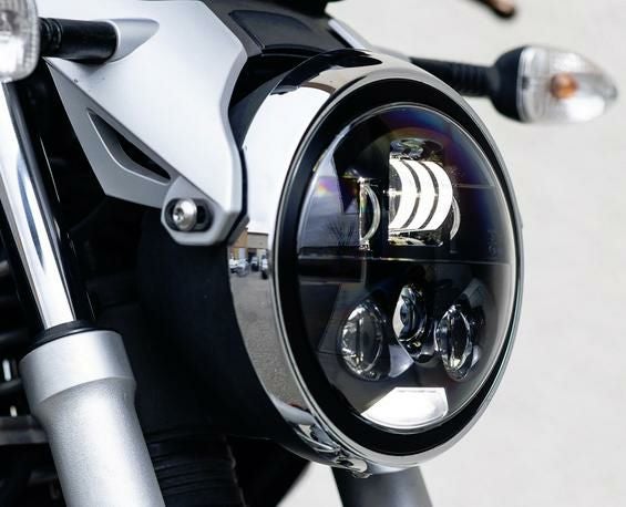  R1200R LEDヘッドライト　2015-18適合 MOTODEMIC EVO-S LED ヘッドライト クラシック R1200R 06-14 ブラック