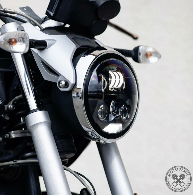MOTODEMIC EVO-S LED ヘッドライト クラシック R1200R 06-14 ブラック