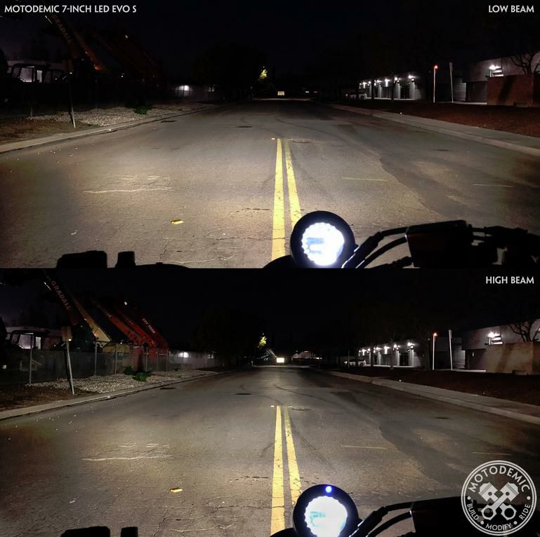 MOTODEMIC EVO-S LED ヘッドライト クラシック R1200R 06-14 ブラック