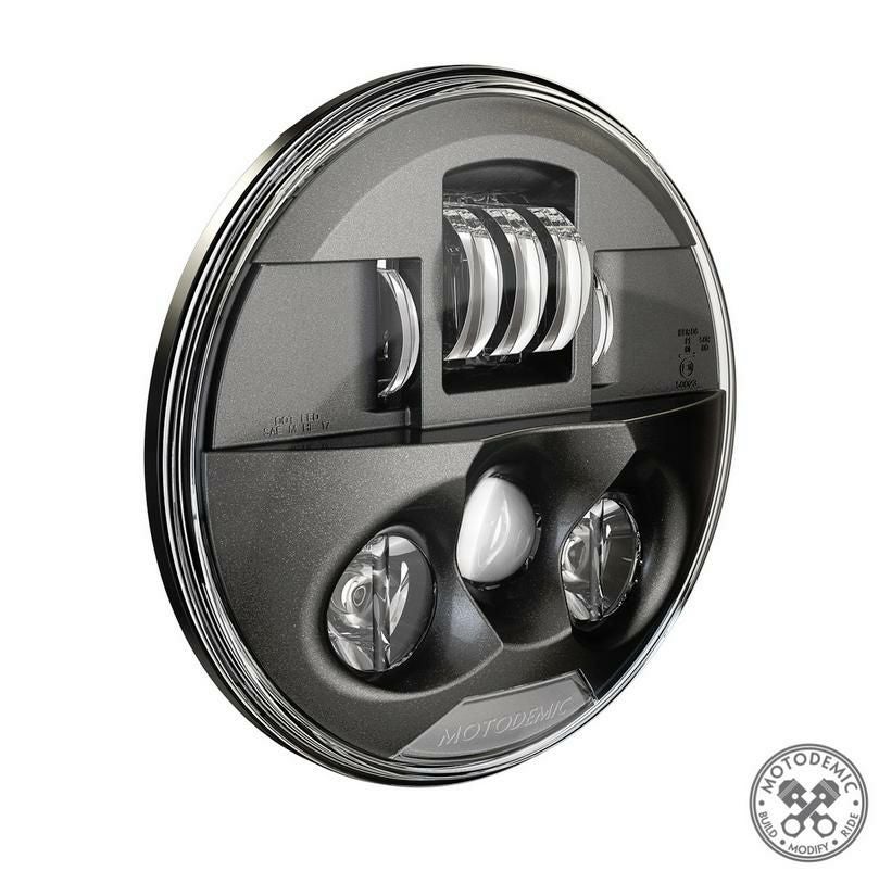 MOTODEMIC EVO-S LED ヘッドライト Monster 797/821/1200 グラファイト