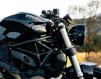 MOTODEMIC EVO-S LED ヘッドライト Monster 821/1200 ブラック