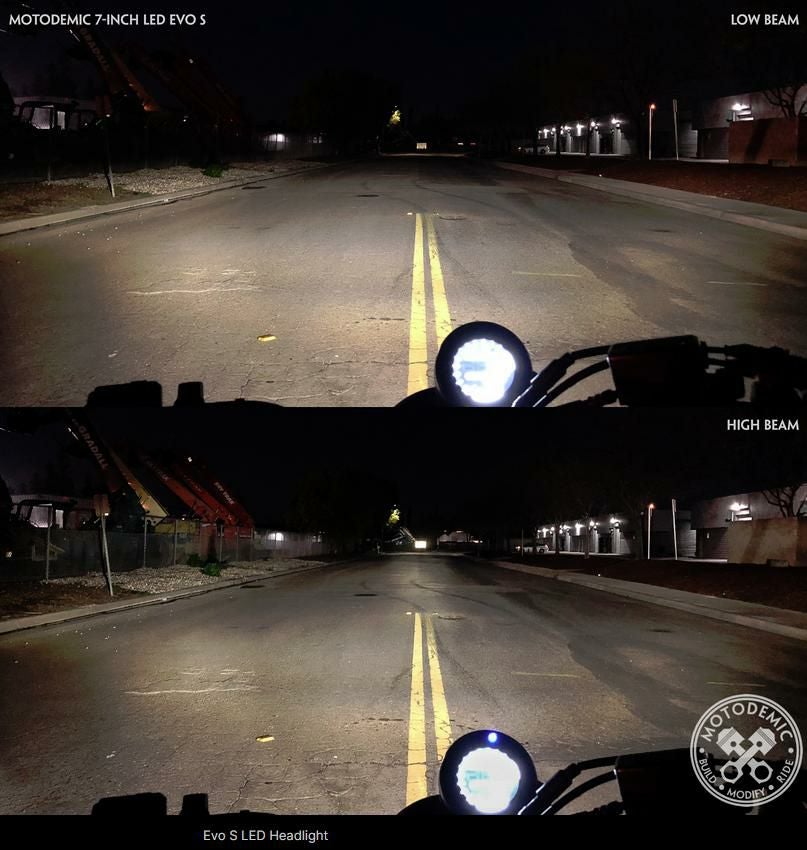 MOTODEMIC EVO-S LED ヘッドライト Monster 821/1200 グラファイト-09