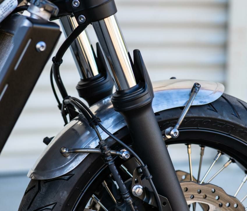 MOTODEMIC アルミ フロントフェンダー ヤマハ XSR700 | バイクカスタム