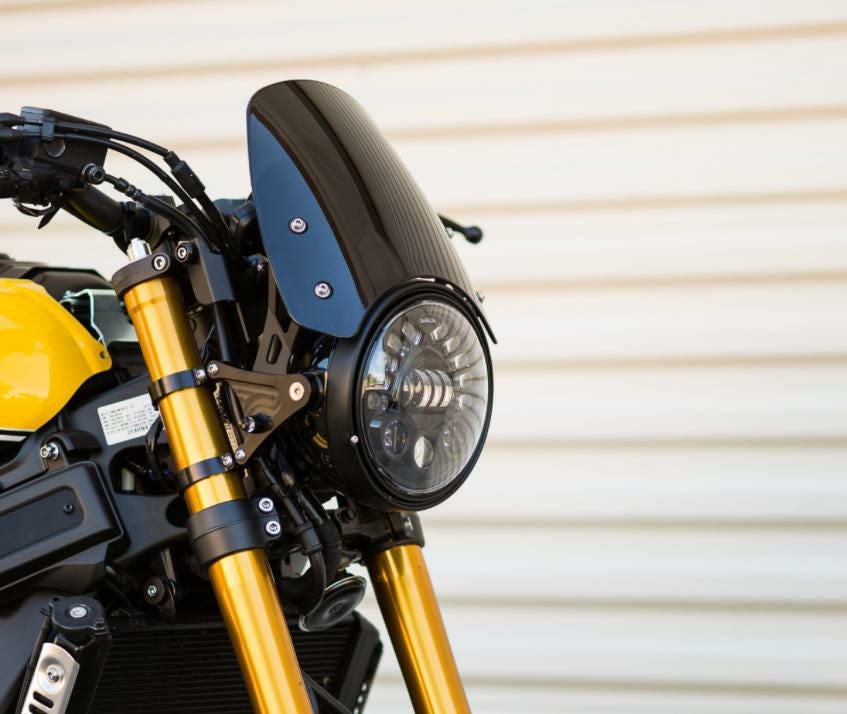 モトデミックDART ショートシールド 　旧XSR900で使用 MOTODEMIC クラシック スクリーン ヤマハ XSR900 | バイクカスタム