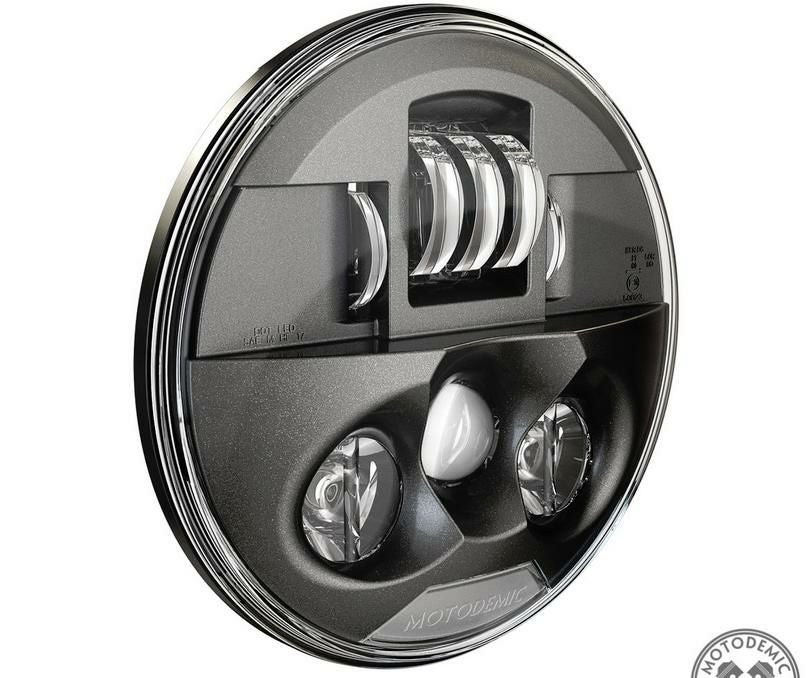 MOTODEMIC EVO-S LED ヘッドライト Speed Triple S グラファイト-11