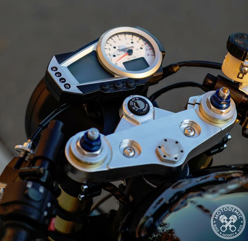 MOTODEMIC EVO-S LED ヘッドライト Speed Triple 16-17 ブラック