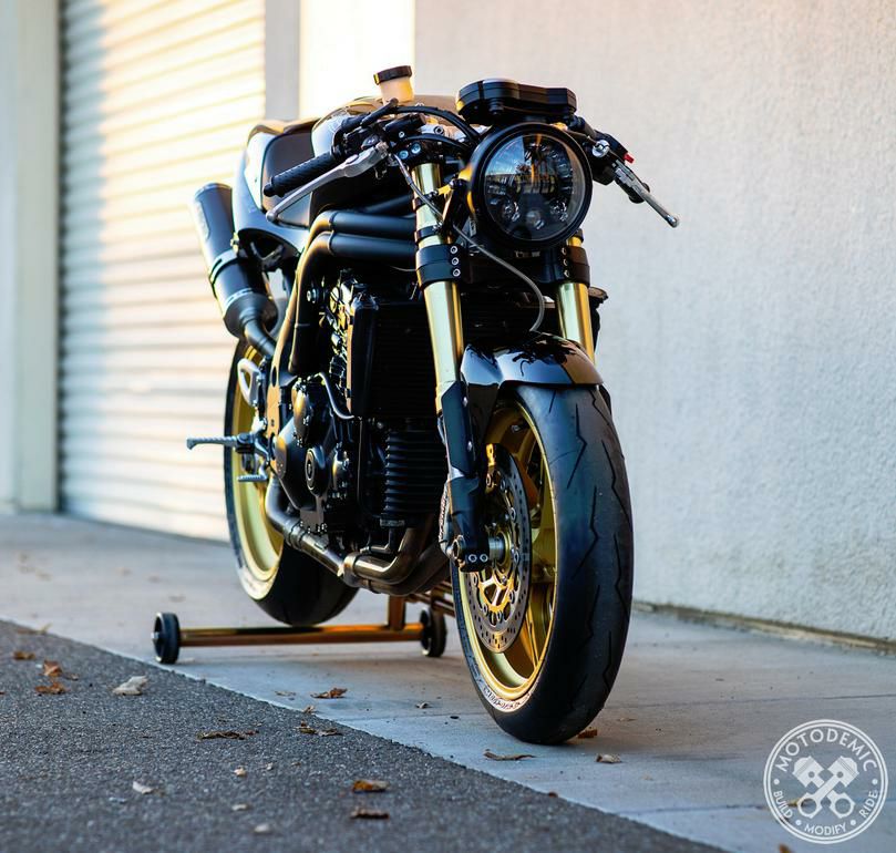 MOTODEMIC EVO-S LED ヘッドライト Speed Triple 16-17 グラファイト
