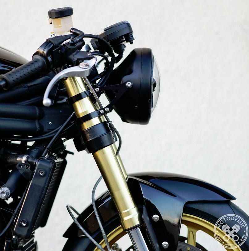 MOTODEMIC EVO-S LED ヘッドライト Speed Triple 16-17 グラファイト