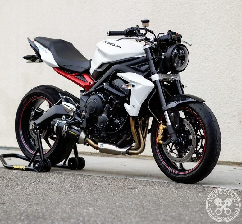 MOTODEMIC EVO-S LED ヘッドライト Street Triple 675 12 ブラック