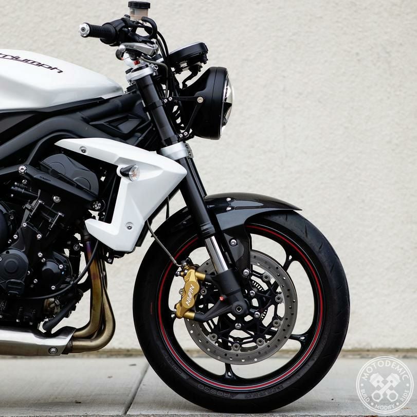MOTODEMIC EVO-S LED ヘッドライト Street Triple 675 13-16 ブラック