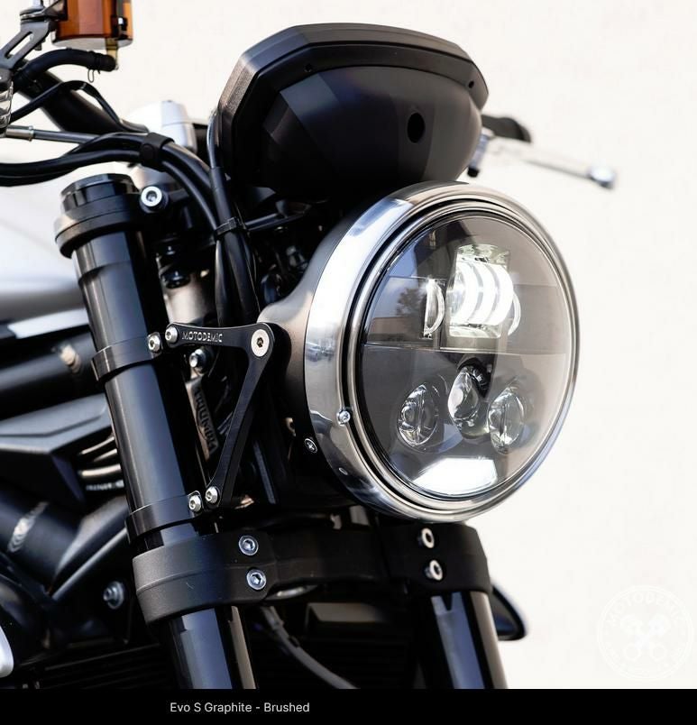 MOTODEMIC EVO-S LED ヘッドライト Street Triple 765S ブラック