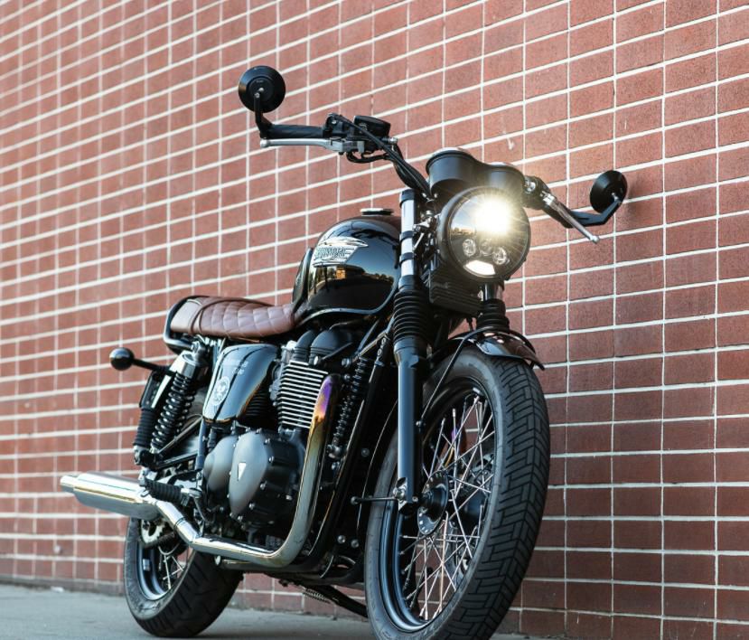 MOTODEMIC LED ヘッドライト EVOスタンダード ブラック Triumph
