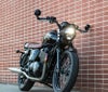 MOTODEMIC LED ヘッドライト EVOスタンダード ブラック Triumph Bonneville, Thruxton-01