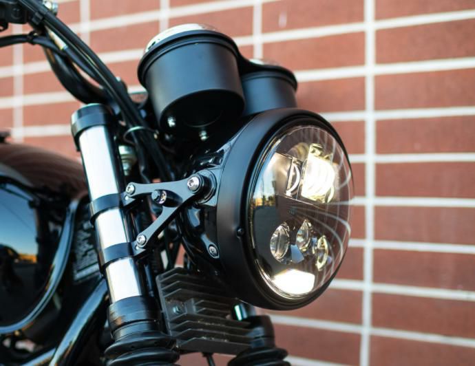 MOTODEMIC LED ヘッドライト EVOスタンダード ブラック Triumph