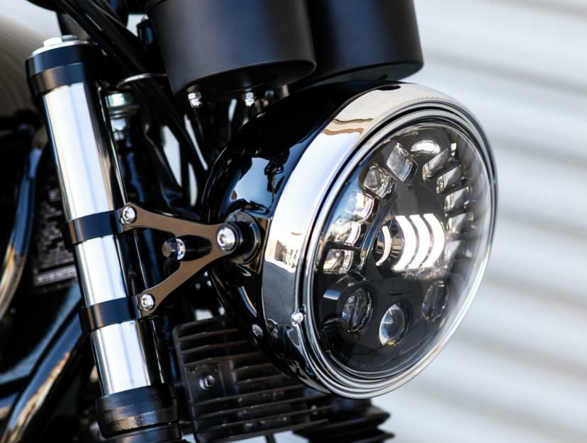 MOTODEMIC ヘッドライト ハウジング グロスブラック OEM Triumph