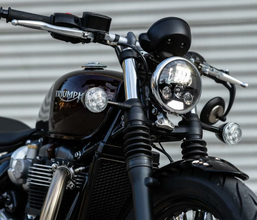 MOTODEMIC EVO スタンダード LED ヘッドライト グラファイト Triumph