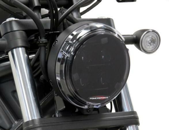 POWERBRONZE ヘッドライトプロテクター レブル250/500 17- ダーク