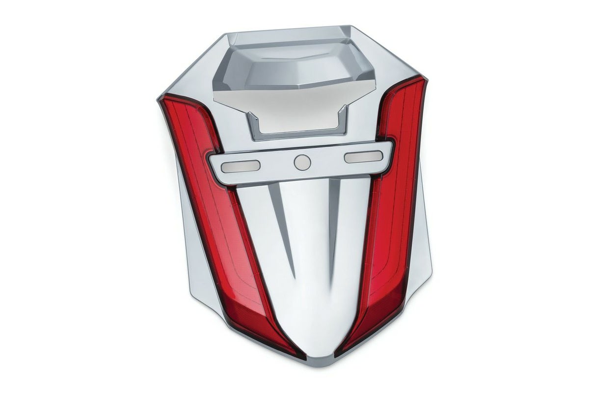 クリアキン Omni LED リアフェンダー カバー ストップランプ&ウインカー クローム-12