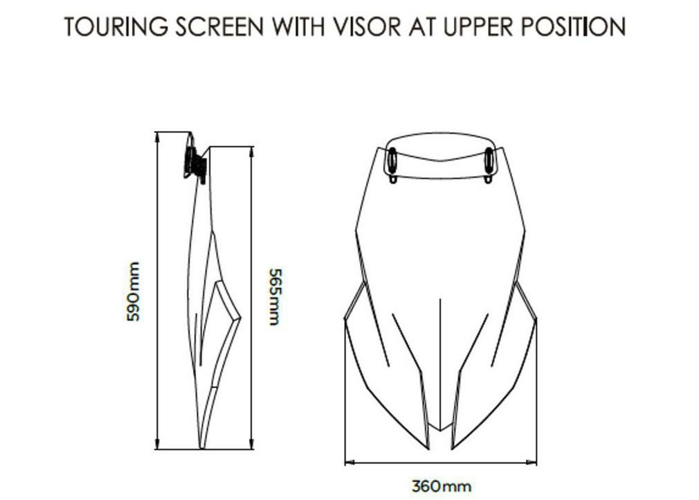 プーチ(Puig) スクリーン with バイザー  S1000XR 20- スモーク-04
