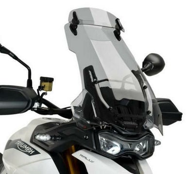 BMW F900GS ツーリングスクリーン バイザー付き スモーク Puig（プーチ 
