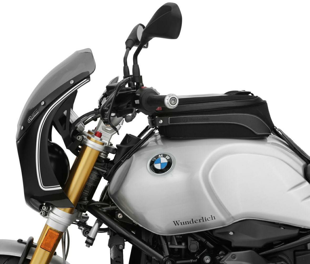 ワンダーリッヒ DAYTONA コクピットフェアリング R-NineT 17- ブラックストームメタリック ホワイトストライプ-02